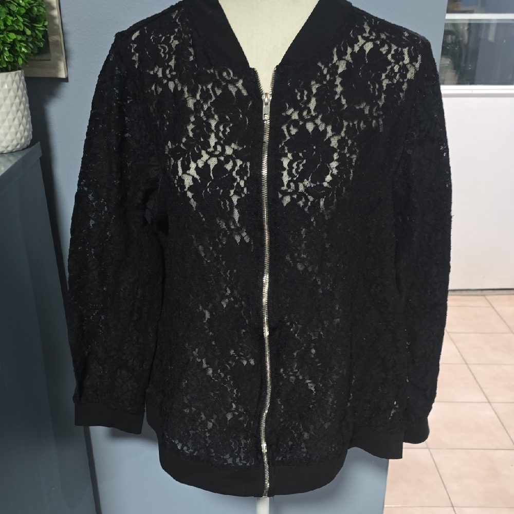 Misia Black Lace Women's Blazer